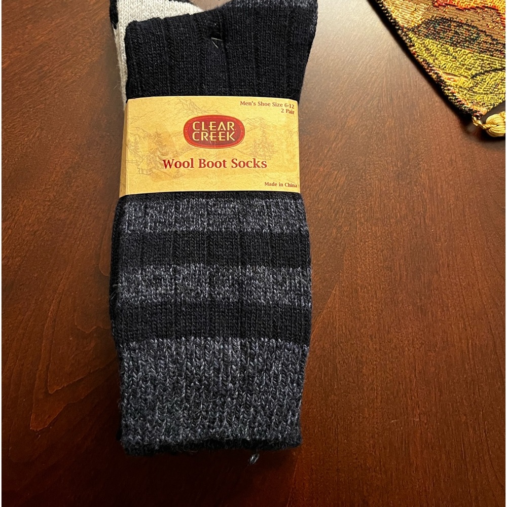 Package of 2 Clear Creek Wool Boot Socks NWT 🥾🧦